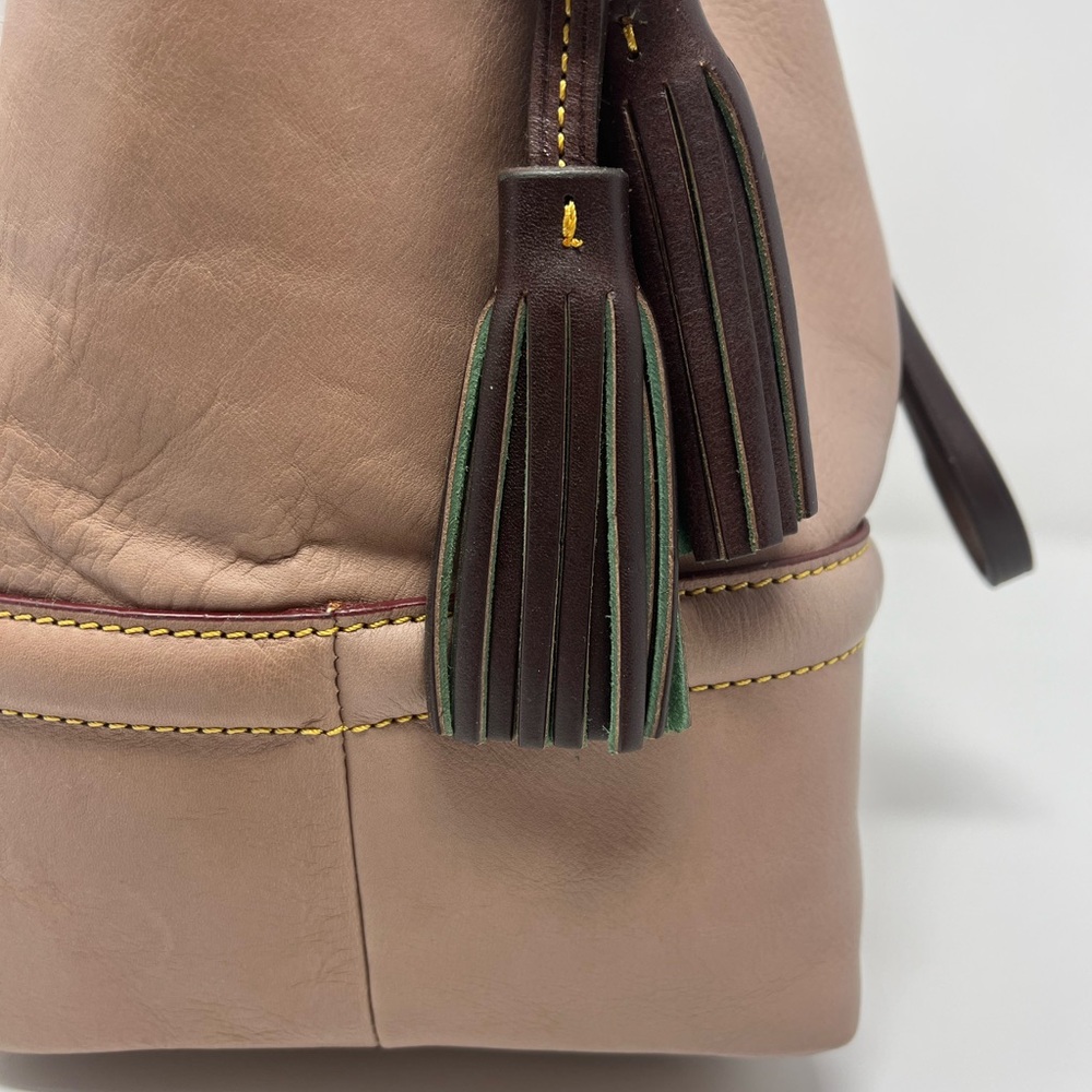 Dooney & Bourke Buckley Leather Bag - Mushroom - Picture 4 of 12